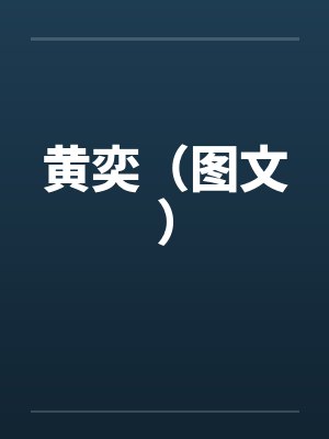 黄奕(图文) 黄奕(图文)